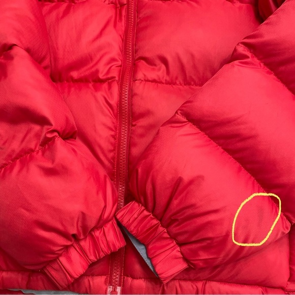 Marmot Goose Down Red Puffer Jacket Coat - Picture 10 of 15